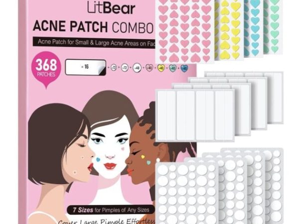 LitBear 3-in-1 Pimple Patches, 368 count only $4.49 shipped!